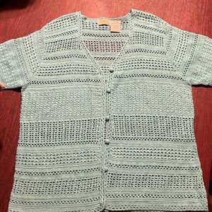 White Stag Crocheted Cover